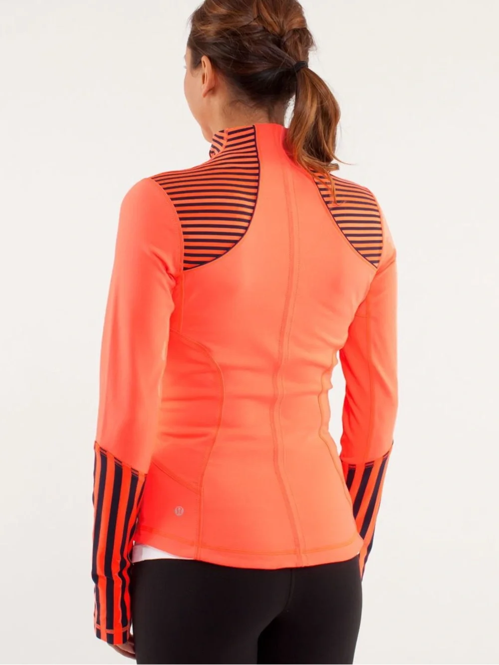 Lululemon Forme Jacket Light Flare / Classic Stripe Light Flare Inkwell / Inkwel